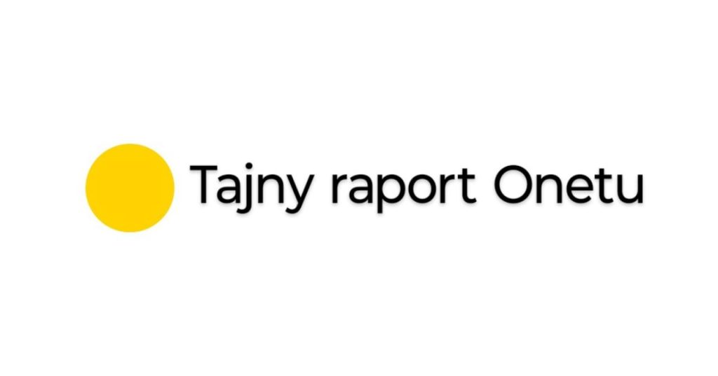 Onet, wewnętrzny raport PiS, tajny raport PiS