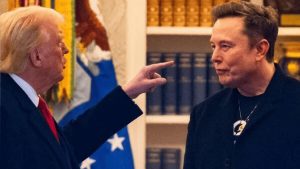 Spór Muska z Trumpem